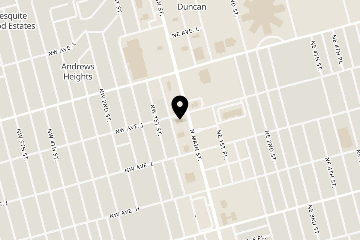 Map showing the location of Cassidy's Sub Shop on 1011 N Main St in Andrews